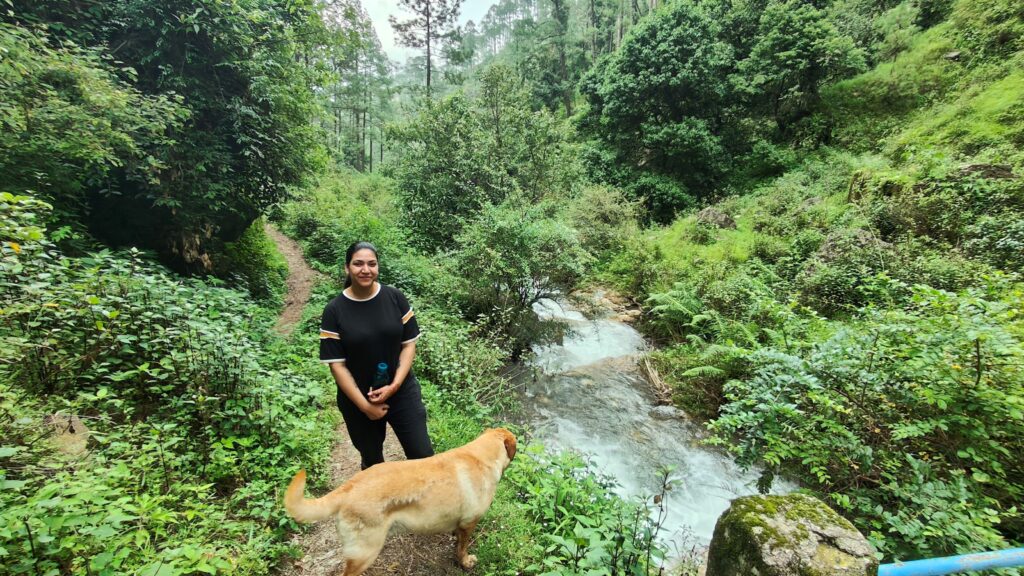 Mojo and Kajal on the trek